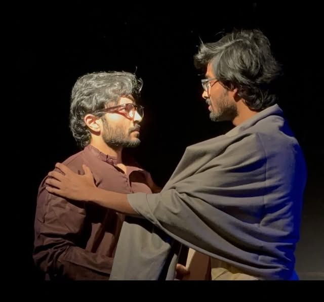 Still from Holi with Shiv Saurabh Shukla in scene