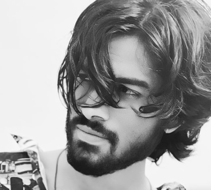 Rugged bearded close up